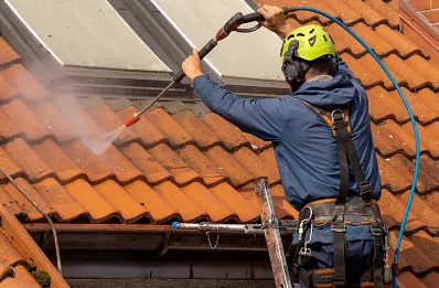 Démoussage et hydrofuge de toiture à Drosnay